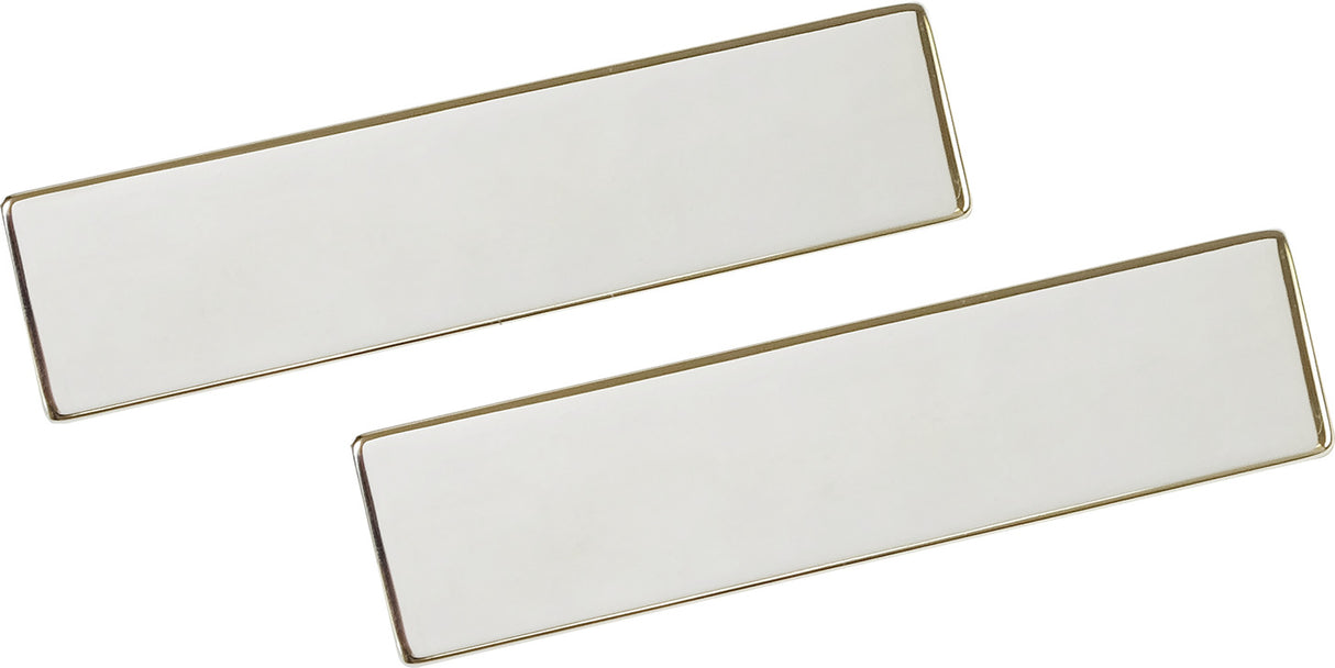 TAG Hardware Elite End Caps – 1 Pair Zinc Caps for Leather Wrapped Cleat Boards