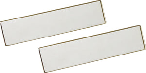 TAG Hardware Elite End Caps – 1 Pair Zinc Caps for Leather Wrapped Cleat Boards