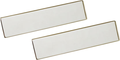 TAG Hardware Elite End Caps – 1 Pair Zinc Caps for Leather Wrapped Cleat Boards