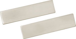 TAG Hardware Elite End Caps – 1 Pair Zinc Caps for Leather Wrapped Cleat Boards