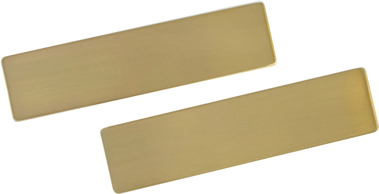 TAG Hardware Elite End Caps – 1 Pair Zinc Caps for Leather Wrapped Cleat Boards