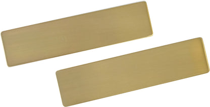 TAG Hardware Elite End Caps – 1 Pair Zinc Caps for Leather Wrapped Cleat Boards
