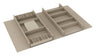 TAG Hardware Contour Configurable Modular Drawer Organization System – Fully Adjustable, Trim-to-Fit, Faux Leather