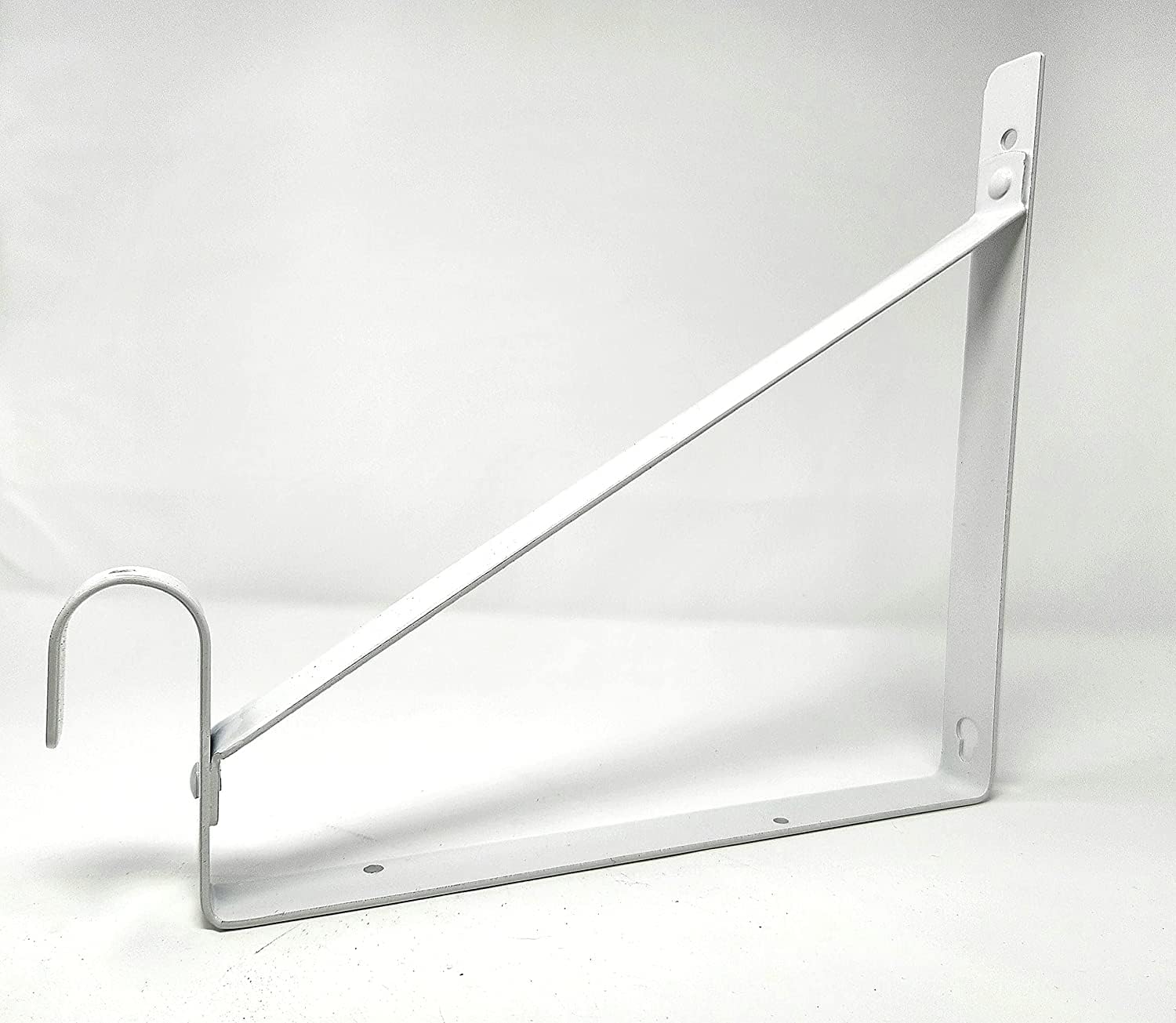 Premium Heavy - Duty Wall Closet Shelf & Rod Bracket Support – Fits up to 1 - 1/2" Rods - KI Home