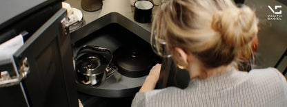 Vauth-Sagel VS COR® Wheel Pro Scalea Kidney 2-Shelf Independently Rotating Lazy Susan