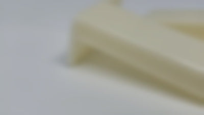 HR9000RL Rear Drawer Track Socket Mounting Brackets (Pair) - Adjustable, White Plastic Back Plates