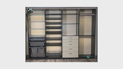 TAG Synergy Full Extension Pullout Laundry Hamper | Handles & Removable Bag(s)