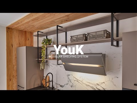 Kessebohmer YouBoxx / YouK Shelf System – Anthracite, 4-Piece Storage Set