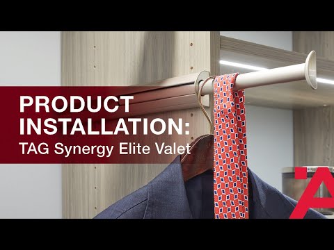 TAG Hardware Premium Synergy Elite Pullout Valet Rod