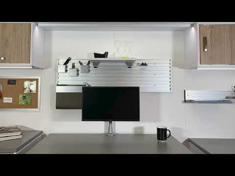 Hafele 92" Omni Track Ready Pack Wall Storage Kit