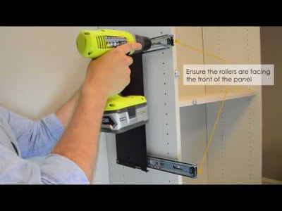 TAG Hardware Elite Full-Rotation Pull-Out Closet Mirror – 345° Pivot & Full-Extension Slide