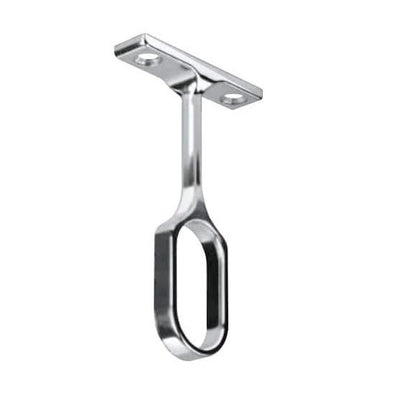 ProPack Case Heavy - Duty Polished Chrome Oval Wardrobe Closet Rod Kits - KI Home