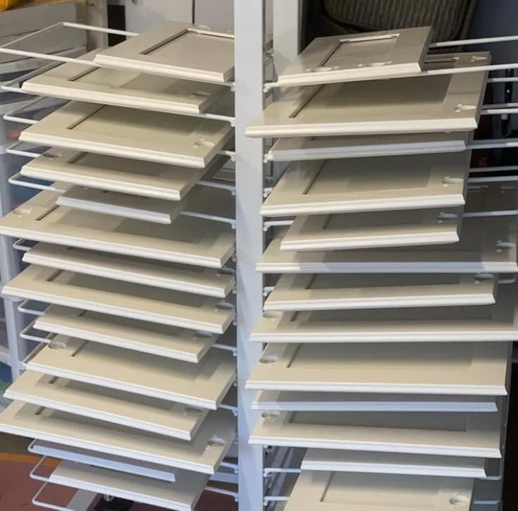 Removable Replacement White Metal Shelves for Heavy Duty Material Handling Panel Drying Rack - KI Home