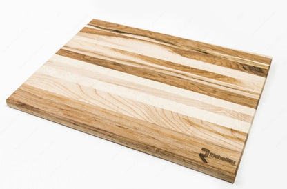 Richelieu Canadian Maple Cutting Board - Pastry/Carving Board (16" x 12" x 3/4") with Care Kit - KI Home