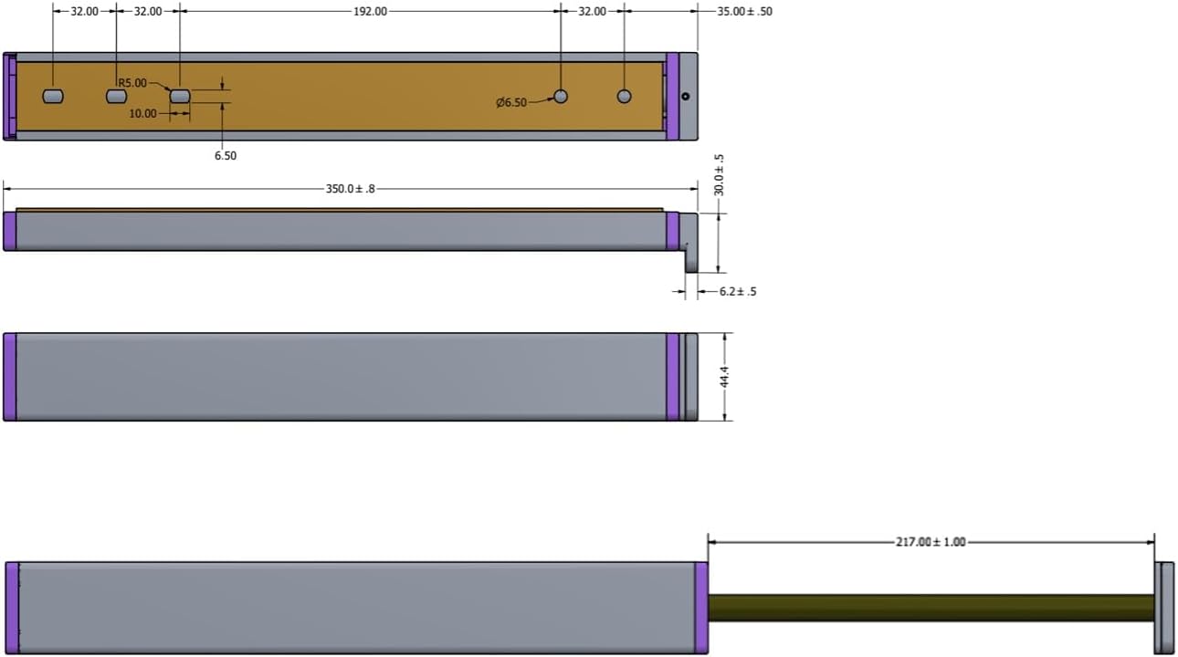 Richelieu Designer Wardrobe Reversible Closet Valet Rod with 8.5 Inch Pullout Extension - KI Home