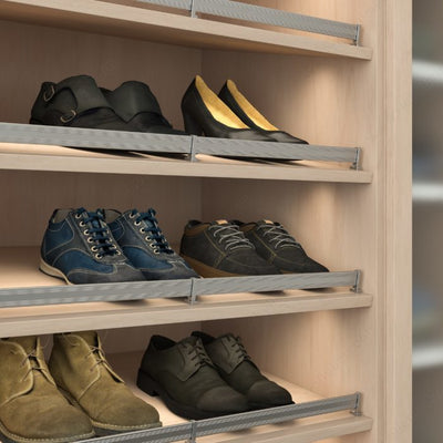 Richelieu Elegant Designer Closet Shoe Rails for Closet Shelves - KI Home