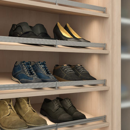 Richelieu Elegant Designer Closet Shoe Rails for Closet Shelves - KI Home