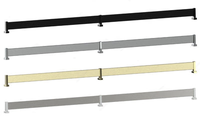 Richelieu Elegant Designer Closet Shoe Rails for Closet Shelves - KI Home