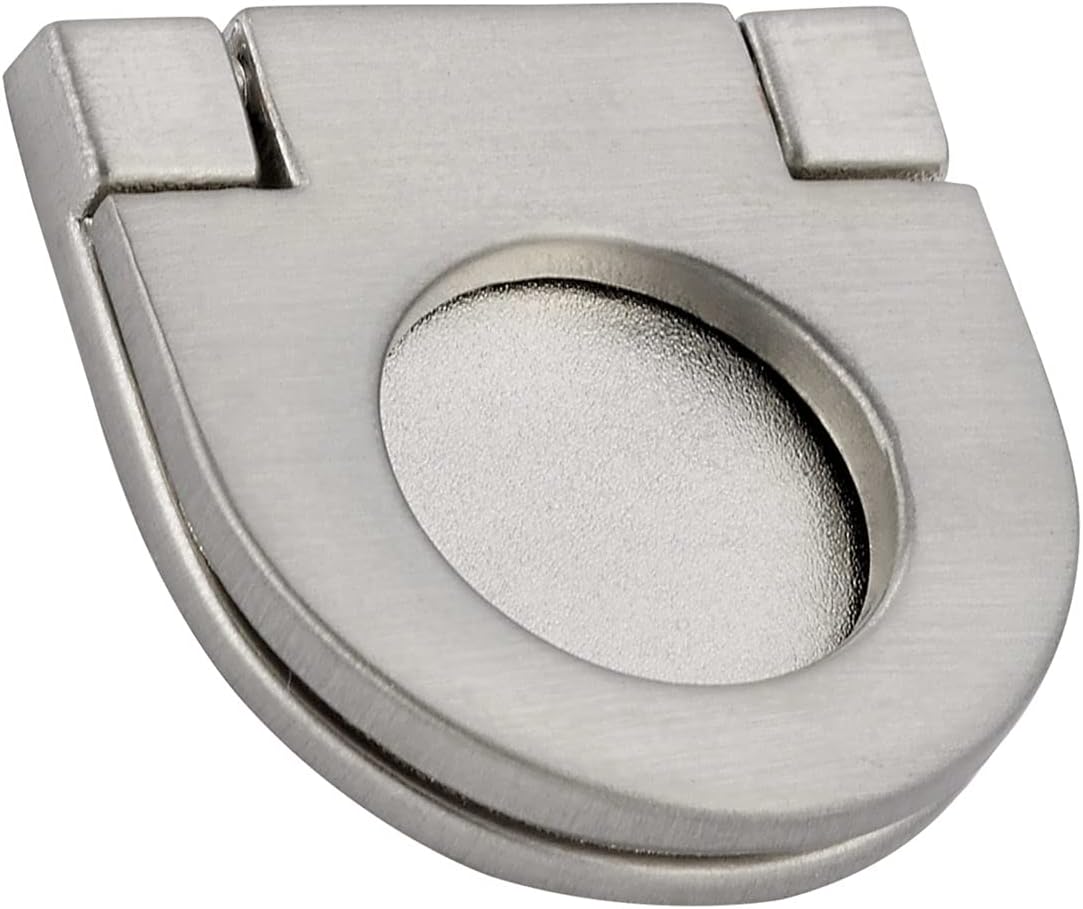 Richelieu Hardware 1 1/16 in (27 mm) Center Brushed Nickel Contemporary Cabinet Pull - KI Home