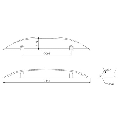 Richelieu Hardware BP42696CHBRZ Swansea Collection 3 3/4" Center - to - Center Modern Cabinet Drawer Pull Champagne Bronze - KI Home