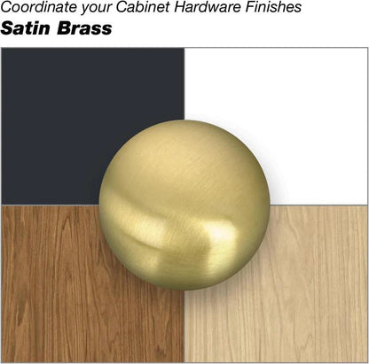 Richelieu Hardware BP8160320160 Armadale Collection 12 5/8 in (320 mm) Center - to - Center Contemporary Cabinet Drawer Pull Satin Brass - KI Home