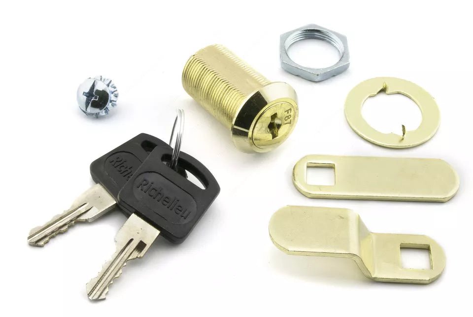 Richelieu Hardware Drawer Cabinet Cam Lock for Panel Thickness up to 23 mm - KI Home