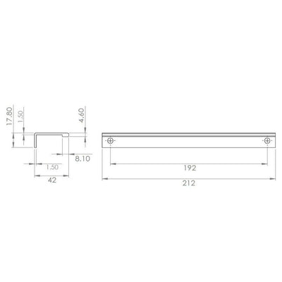 Richelieu Hardware Lincoln Collection 7 - 9/16 Inch Center to Center Contemporary Cabinet Pull - KI Home