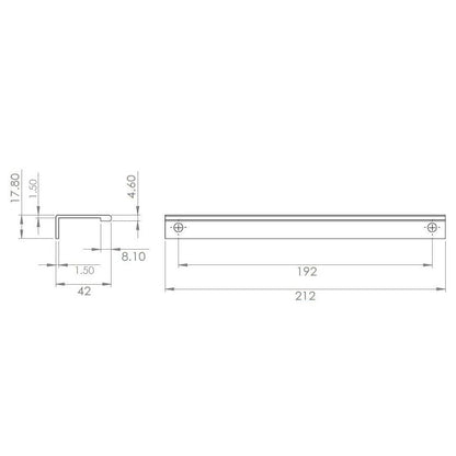 Richelieu Hardware Lincoln Collection 7 - 9/16 Inch Center to Center Contemporary Cabinet Pull - KI Home