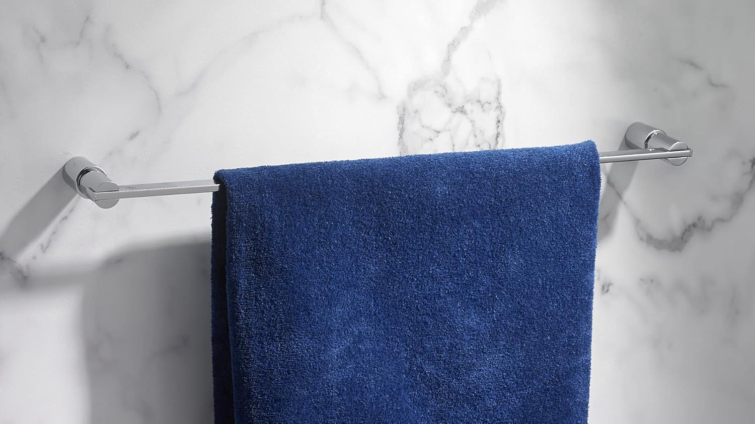 Richelieu NB1072443 Bayview Collection 24 - Inch Minimalist Rectangular Bathroom Towel Bar - KI Home