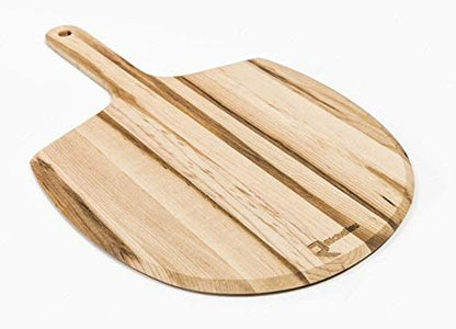 Richelieu Wooden Pizza Cutting Board 21" x 13" x 0.37" Canadian Maple with Application Kit - KI Home