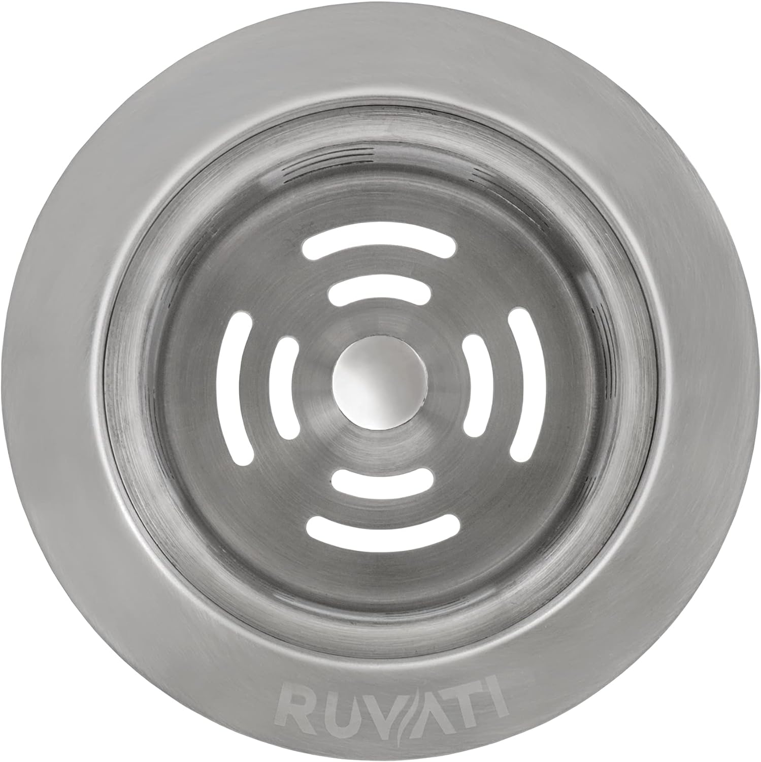 Ruvati Extended Garbage Disposal Flange with Deep Basket Strainer for Kitchen Sinks – Stainless Steel – RVA1049ST - KI Home