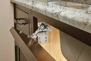 Rev-A-Shelf LD-0220-50SC Pair of Soft-Close Sink-Front Tip-Out Pivot Hinges