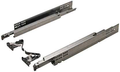 Salice Futura 16 Soft - Close Full - Extension Undermount Drawer Slides with Pair of front Clips | 75 lbs Capacity - KI Home