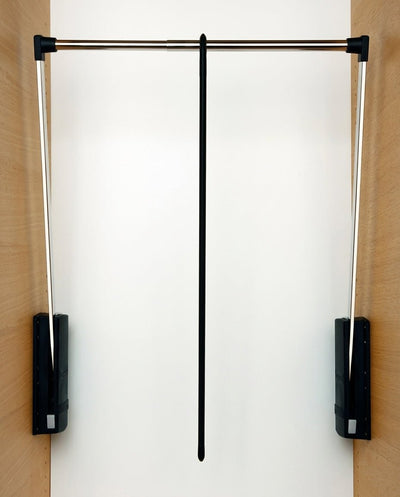 Servetto ClosetPro Side-Mounted Wardrobe Lift with Soft-Close Pull-Down Closet Organizer - KI Home