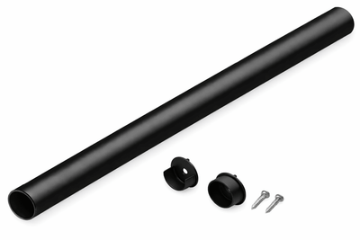 TAG Hardware 1 - 5/16" Round Wardrobe Closet Rod with End Supports | Anodized Aluminum Tube | Multiple Finishes | Made in Canada - KI Home