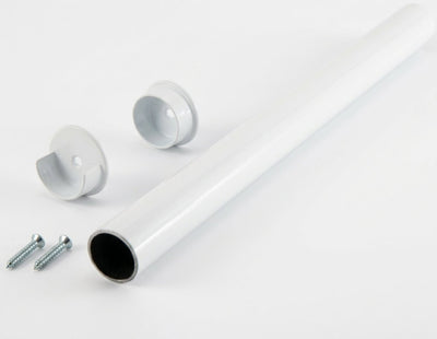 TAG Hardware 1-5/16" Round Wardrobe Closet Rod with Two End Supports and Mounting screws - KI Home