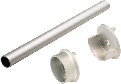 TAG Hardware 1 - 5/16" Round Wardrobe Tube Closet Rod with End Supports, Multiple Finishes, Made in Canada - KI Home