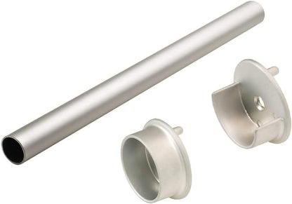 TAG Hardware 1 - 5/16" Round Wardrobe Tube Closet Rod with End Supports, Multiple Finishes, Made in Canada - KI Home
