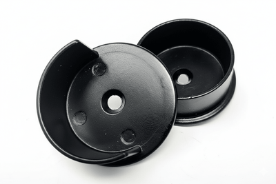 TAG Hardware 1 Pair (2 Pieces) Round Closet Rod Supports | 1 - 5/16" Diameter - KI Home