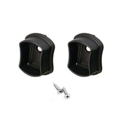 TAG Hardware 1 Pair Premium Concave Wardrobe End Support with Installation screws - KI Home