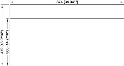 TAG Hardware Contour Faux Leather Drawer Organization Liner Kit - KI Home