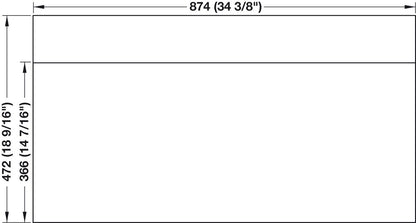 TAG Hardware Contour Faux Leather Drawer Organization Liner Kit - KI Home