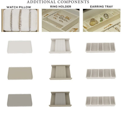 TAG Hardware Contour Faux Leather Drawer Organization Liner Kit - KI Home