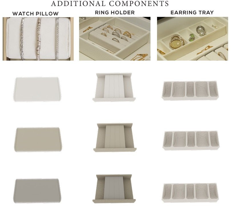 TAG Hardware Contour Faux Leather Drawer Organization Liner Kit - KI Home