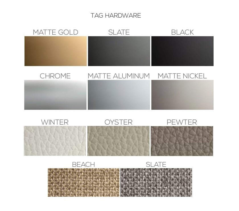 TAG Hardware Contour Modular Drawer Organization System | Faux Leather Trim - to - Fit Kit | Luxury Storage for Jewelry, Watches & Accessories - KI Home