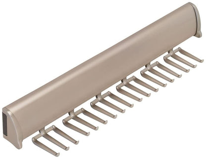 TAG Hardware Designer 15 - Hook Tie Rack Closet Organizer with 11.75 Inch Extension - KI Home