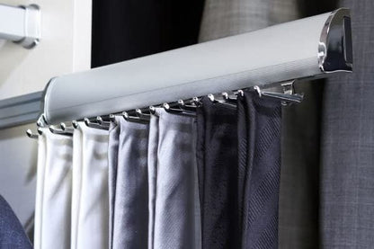 TAG Hardware Designer 18 - Hook Full Extension Telescopic Tie Rack Closet Organizer - KI Home