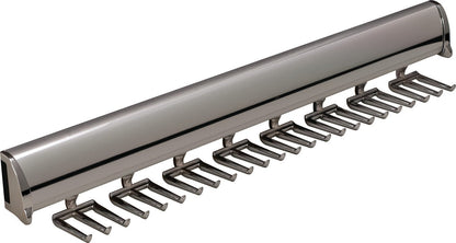 TAG Hardware Designer 24 - Hook Full Extension Telescopic Tie Rack Closet Organizer - KI Home