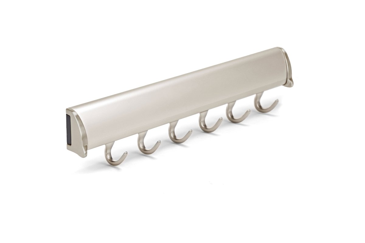 TAG Hardware Designer 5 - Hook Telescopic Valet Belt Rack - KI Home