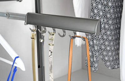 TAG Hardware Designer 5 - Hook Telescopic Valet Belt Rack - KI Home